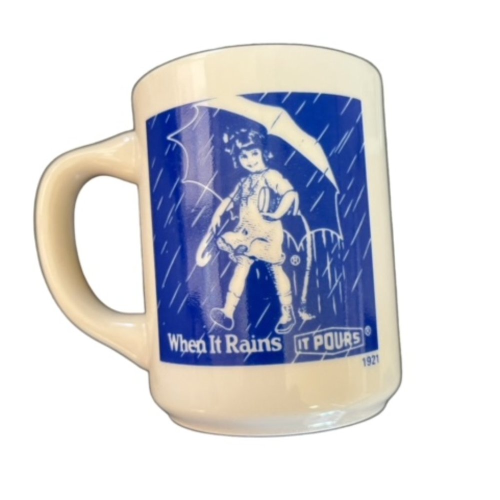 Morton Salt coffee mug